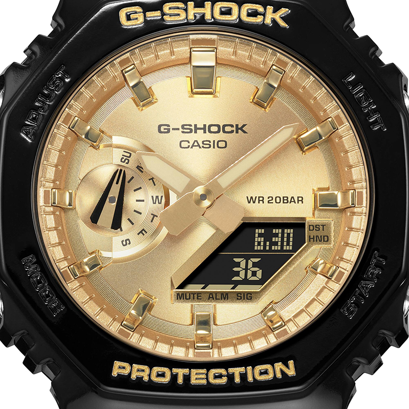 ساعت کاسیو G-SHOCK مردانه مدل GA‑2100GB‑1A