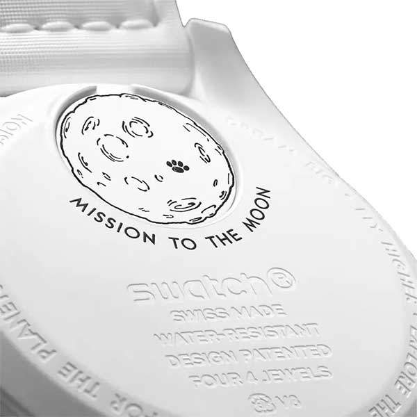 ساعت سواچ مدل MISSION TO THE MOONPHASE – FULL MOON SO33W700 از کالکشن MOONSWATCH