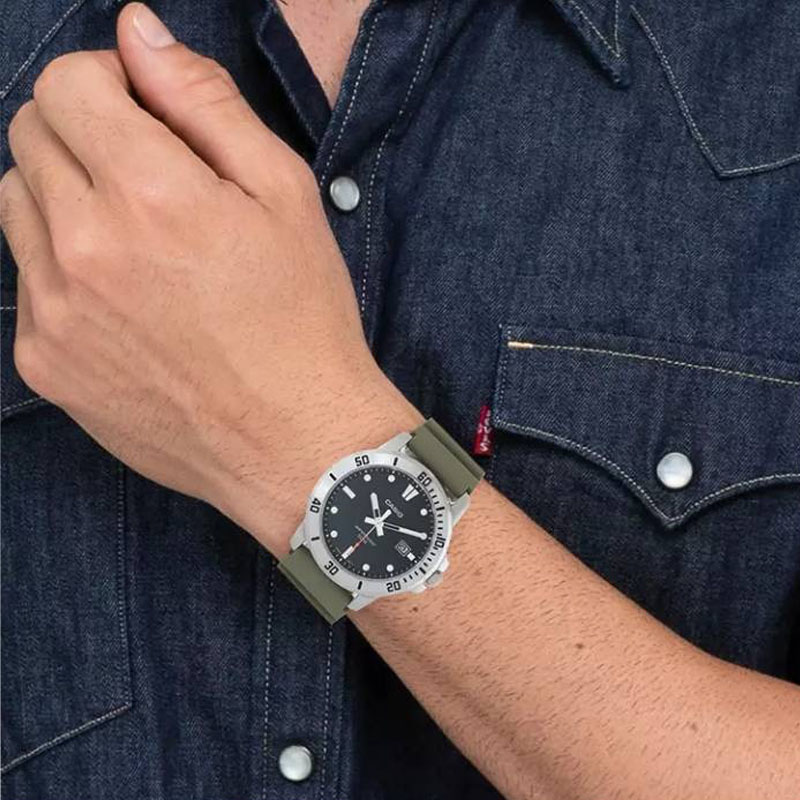 ساعت کاسیو جنرال Casio General مردانه مدل MTP-VD01-3EVUDF