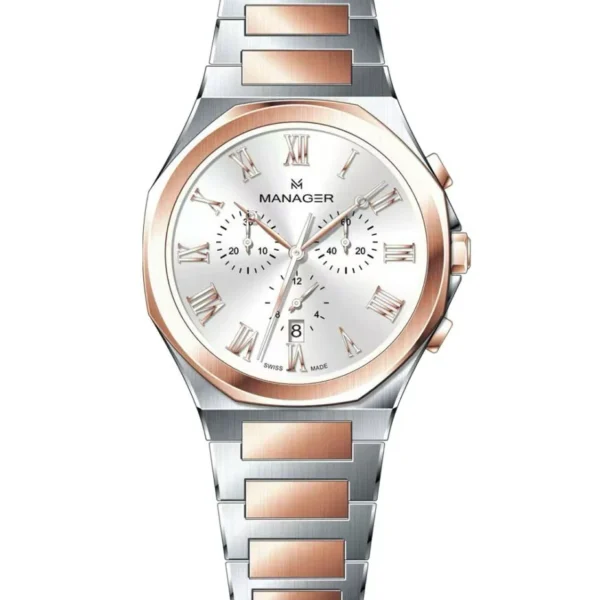ساعت مچی مردانه منیجر MANAGER مدل MAN-RS-212-BRM