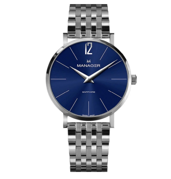 ساعت مچی مردانه منیجر MANAGER مدل MAN-PS-08-SM