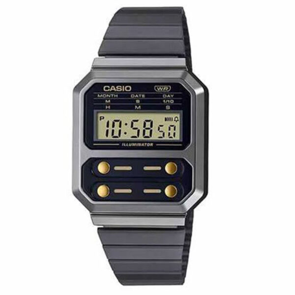 ساعت کاسیو Casio یونیسکس مدل A100WEGG-1A2DF